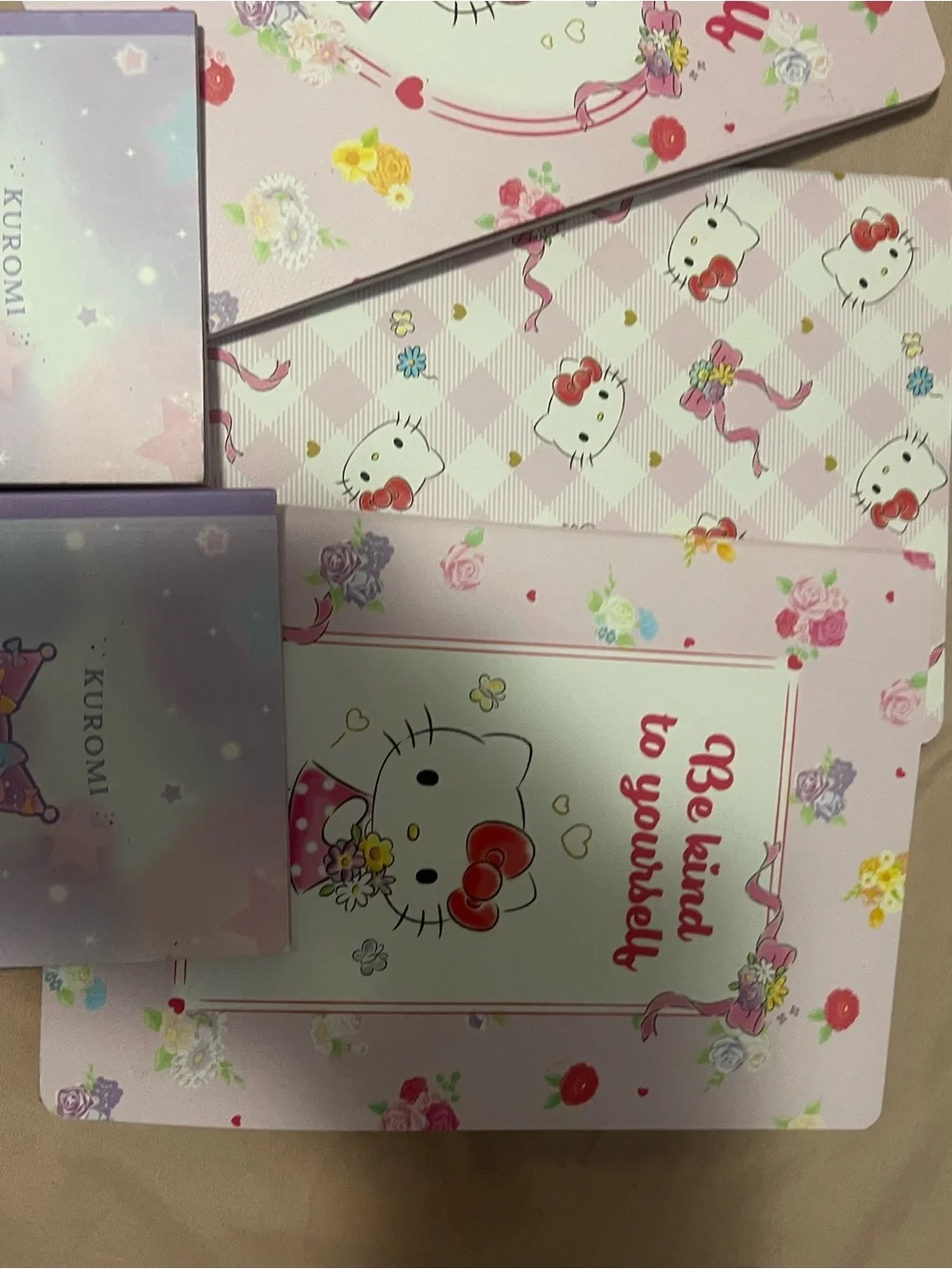 Sanrio Hello Kitty & Kuromi Stationary Notebook Set
